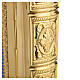 Lectionary cover in gold brass and varnish with Jesus and the Evangelists image s8