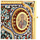 Funda para leccionario latón dorado con esmaltes Jesús Evangelistas s6