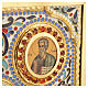 Capa de Lecionário Latão Dourado com Esmaltes Jesus e Evangelistas s10