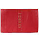 Couverture lectionnaire cuir véritable rouge tranche avec impression or s1