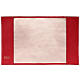 Couverture lectionnaire cuir véritable rouge tranche avec impression or s3