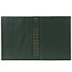 Lectionary cover for year B, green leather, golden print s1