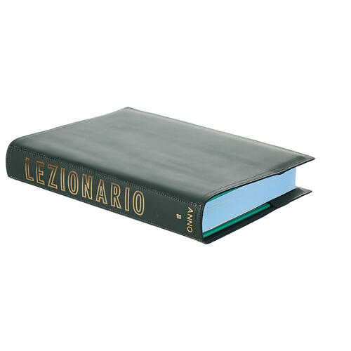 Coprilezionario pelle anno B verde stampa dorso 2