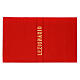 Coprilezionario vera pelle rosso dorso caratteri oro s1