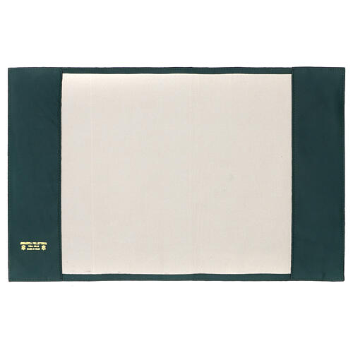 Custodia lezionario Ad Diversa e Votive vera pelle verde 2