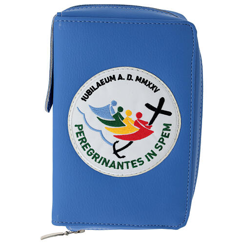 Estuche cuero Liturgia de las Horas celeste 4 vol Jubileo 2025 1