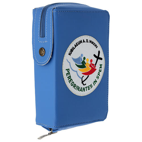Estuche cuero Liturgia de las Horas celeste 4 vol Jubileo 2025 2