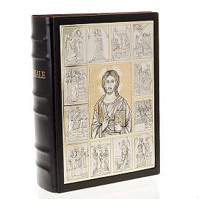 Custodie per messali e benedizionali: Copertina Messale con placca Cristo Pantocratore