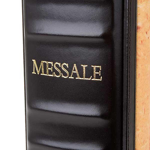 Leather and fabric Roman Missal book cover 6