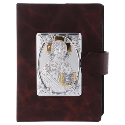 Roman Missal cover, silver and leather 1