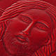 Capa de Missal couro verdadeiro Pantocrator vermelho s3