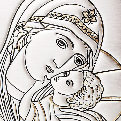 Capa para Missal couro verdadeiro ícone prata 5