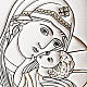 Capa para Missal couro verdadeiro ícone prata s5