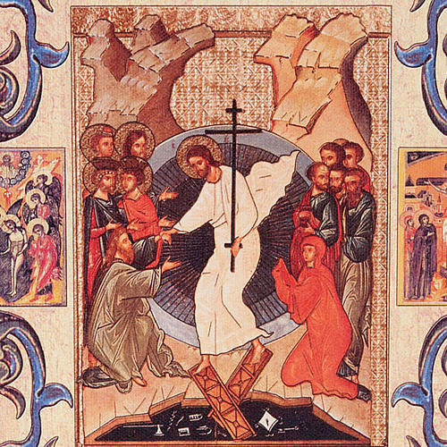 Capa para Missal couro verdadeiro Ressurreição 3