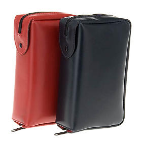 Custodie per messali e benedizionali: Custodia pelle Messale Quotidiano S. Paolo chiusura zip