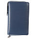Cover for Saint Paul missal, blue leather s1