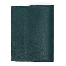 Custodie per messali e benedizionali: Coprimessale altare piccolo verde Alfa Omega