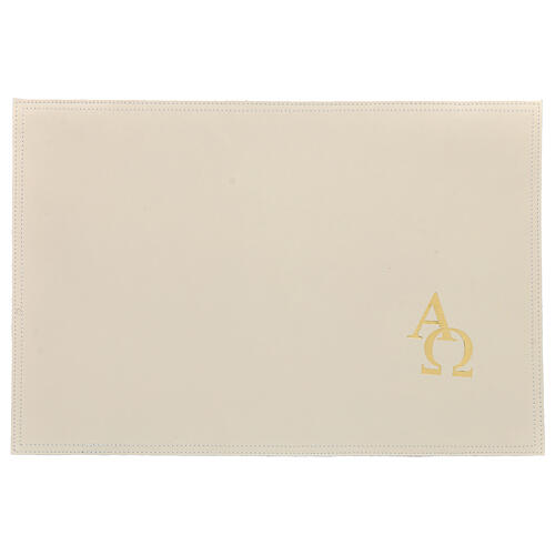 White leather cover for the Missal III edition 1