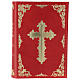 Capa Missal III edição couro verdadeiro vermelho s1