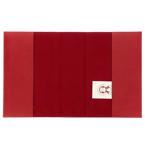Messbuch-Einband aus rotem Leder und Stoff, III. Ausgabe 4