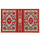 Capa Missal III edição em couro vermelho e tecido s3