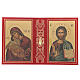 Capa Missal III edição em couro com ícone grego s3