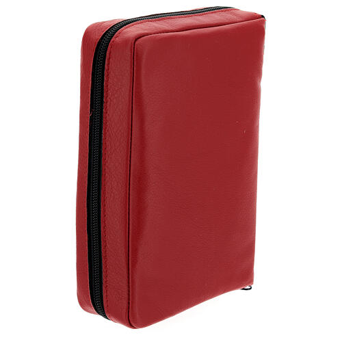 Genuine red leather case for Messale Quotidiano San Paolo new edition. 3