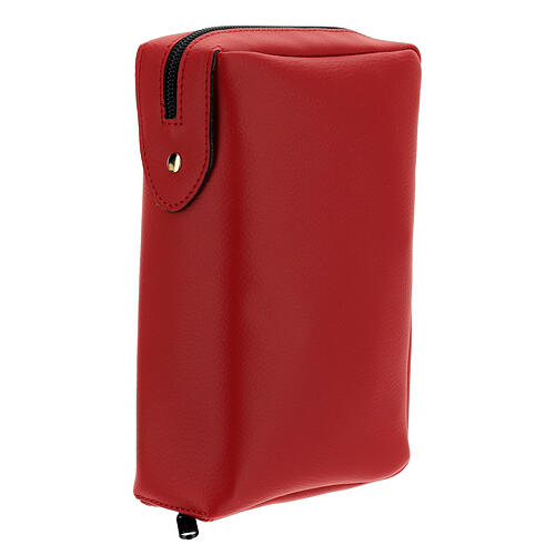 Couverture imitation cuir rouge pour Missel Quotidien San Paolo III ÉDITION 2