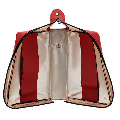 Couverture imitation cuir rouge pour Missel Quotidien San Paolo III ÉDITION 4