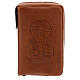 Brown vegetable-tanned leather case for Messale Quotidiano San Paolo new edition s1