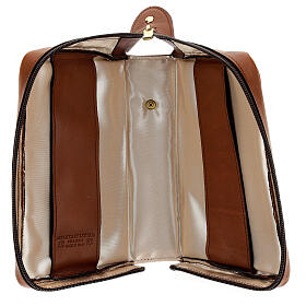 Couverture cuir végétal marron pour Missel Quotidien San Paolo III ÉDITION s5