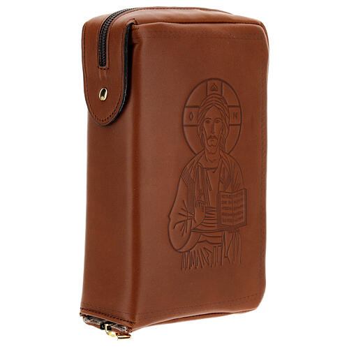 Daily Missal cover case St. Paul III EDITION in brown vegetable leather 3