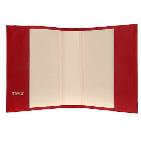 Couverture cuir véritable rouge Ancre pour Missel Romain III ÉDITION s5