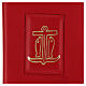 Couverture cuir véritable rouge Ancre pour Missel Romain III ÉDITION s2