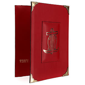Custodia Messale Romano III EDIZIONE pelle rossa s4