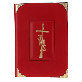 Missal cover III edition in red leather