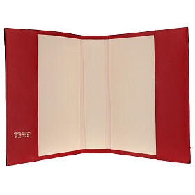 Couverture cuir véritable rouge IHS pour Missel Romain III ÉDITION s5