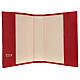 Couverture cuir véritable rouge IHS pour Missel Romain III ÉDITION s5