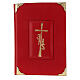 Roman Missal cover III EDITION red leather IHS s1