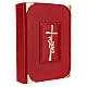 Roman Missal cover III EDITION red leather IHS s3