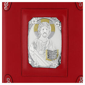 Couverture cuir rouge Jésus pour Missel Romain III ÉDITION