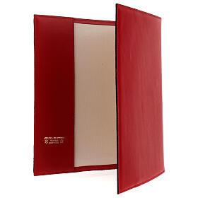 Couverture cuir rouge Jésus pour Missel Romain III ÉDITION s4