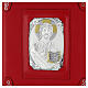 Capa couro verdadeiro vermelho Jesus para Missel Romano III EDIÇÃO s2