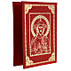 Capa para Missal III em couro vermelho verdadeiro Cristo Pantocrator s2