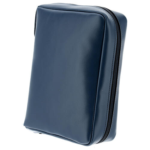 Messale Quotidiano Dehoniane case in blue real leather 22x14.5 cm 3