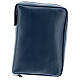 Messale Quotidiano Dehoniane case in blue real leather 22x14.5 cm s1