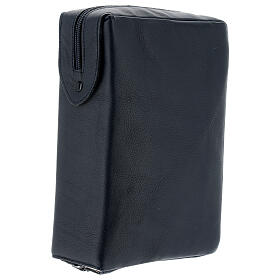 Messale Quotidiano San Paolo case in blue real leather 23x17.5 cm