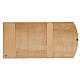 Custodia cuoio Messale III ed. decoro Tau San Francesco 25x20x5 cm s2