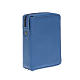 Bible cover in leather with zip fastener s6