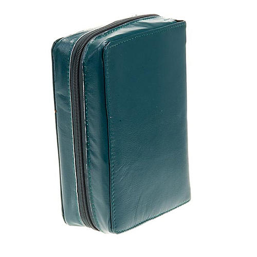 Bible cover in leather with zip fastener 5